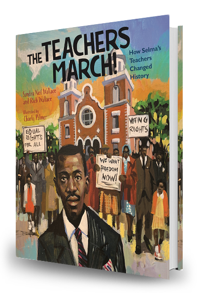 "The Teachers March!" book cover